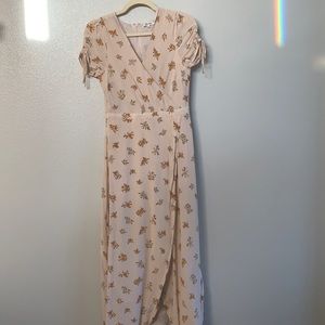 Madewell long maxi floral dress